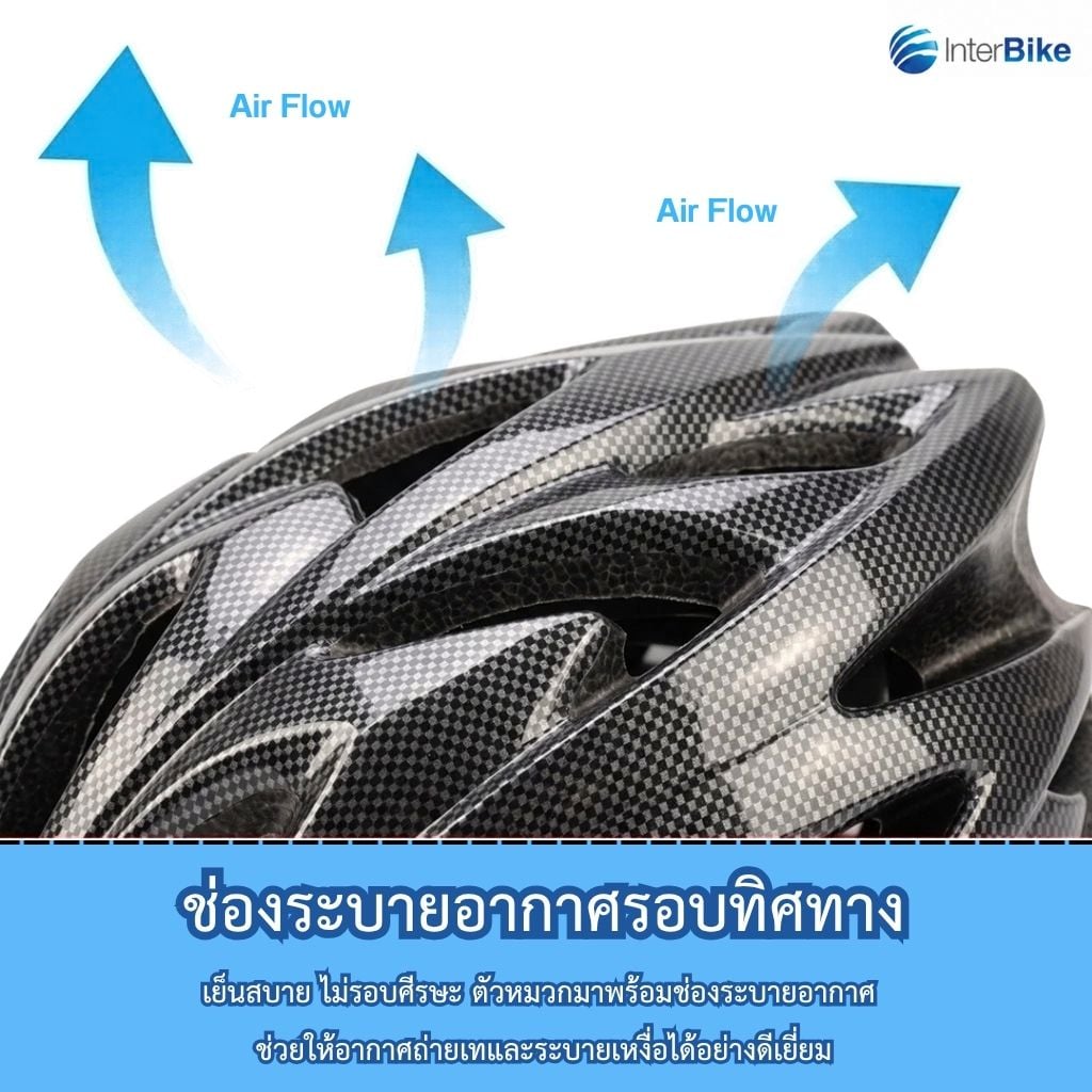 หมวกกันน็อกผู้ใหญ่ INTERBIKE XTREME สีขาว_5